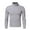 Gray, variant on Fall Shirts for Men Fleece Pullover High Neck Solid Color Slim Long Sleeve Bottoming Shirt