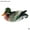 green/yellow, variant on LEARNEVER Lifelike Resin Mandarin Duck Floating Hunting Decoy Pool Decoration Pond