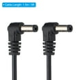thumbnail image 3 of Uxcell 5Ft 5.5mm x 2.5mm Male to Male DC Power Cable, Right Angle Wire Adapter Coiled Extension Cable Cord, 3 of 5