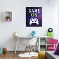 thumbnail image 2 of Stupell Industries Game On Bold Geometric Pattern Gaming Controller Graphic Art Gallery Wrapped Canvas Print Wall Art, Design by Victoria Barnes, 2 of 7