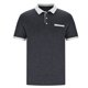 thumbnail image 4 of Blusa y camisa de manga corta con cuello vuelto para hombre, moda a rayas, botones, versátil, blusa de manga corta con cuello vuelto, abrigo de poliéster para hombre, 4 of 6