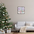 thumbnail image 3 of Stupell Industries Gingerbread Candy Town Holiday Painting Gray Floater Framed Canvas Art Prints Wall Art, 25 x 25, 3 of 10