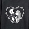 thumbnail image 3 of The Nightmare Before Christmas - Jack Sally Heart - Women's Lightweight French Terry Long Sleeve Shirt, 3 of 5