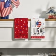 thumbnail image 2 of American Flag 4th of July Kitchen Towels Dish Towels, 18x26 Inch Stars Freedom I Love USA Decoration Hand Towels Set of 4, 2 of 6