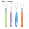 thumbnail image 1 of MesaSe Spoon 4Pcs/Set Infant Baby Silicone Soft Head Food Feeding Spoon Training Tableware, 1 of 6