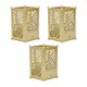 thumbnail image 3 of Portalápices Jadeshay juego de 3 metal dorado organizador de bolígrafos de oficina, 3 of 14