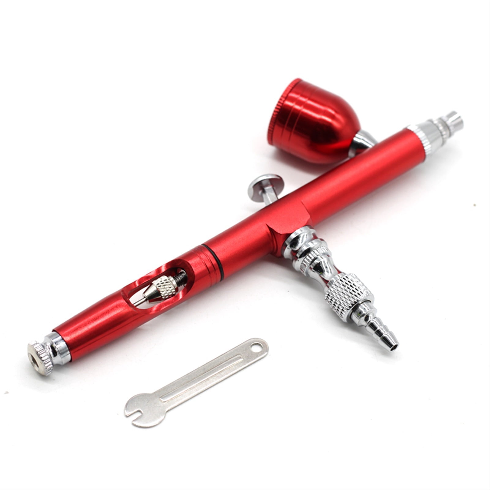 Airbrush Tool Dual Action Gravity Feed 0.3mm Nozzle Spray Airbrush Nail Art Paint Tattoo Tool With Wrench Straw