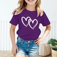 thumbnail image 3 of HIPYLO Dance Tops White Tshirt Kids Teen Girl Shirts Plaid Shirts Tie Dye Shirts Girls Clothes Size 14-16 4t Clothes Preppy Clothes, 3 of 8