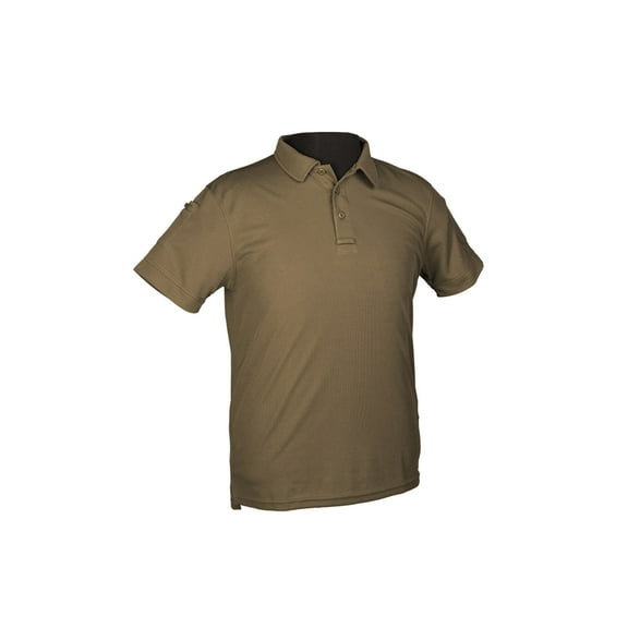 MIL-TEC Sh/Sl Quick Dry Polo Shirt - Men's, Olive Drab, Extra Large