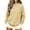 Yellow, variant on Women's Sweatshirt Gingham Check, Fleece Lined Crewneck Pullover, Relaxed Fit Long Sleeve Casual Top, Army Green, S