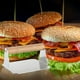 thumbnail image 5 of Prensa de hamburguesas de acero inoxidable 304 con Mango de madera Sunnimix Cuadrado 14.3x14x7.5cm, 5 of 8