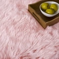 thumbnail image 3 of Safavieh Faux Sheep Skin Jadyn Animal Area Rug, Pink, 5' x 8', 3 of 8