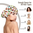 thumbnail image 6 of ice cream popsicles Silk Bonnet for Sleeping Women Men, Adjustable Elastic Satin Bonnet Bonnet for Sleeping, Soft Similar Silk Curly Cuteness Hair Bonnet for Sleeping, 6 of 7