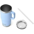 thumbnail image 4 of YETI Rambler 25 oz Straw Mug, Vacuum Insulated, Stainless Steel, Big Sky Blue, 4 of 8