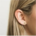 thumbnail image 4 of 925 Sterling Silver Small Airplane Stud Earring for Women, 4 of 9