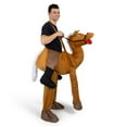 thumbnail image 2 of ADULTS: Dress-Up-America Ride A Horse Costume for Adults - Western Cowboy Horse Costume - Plush Animal Horse Riding Jumpsuit Costume for Men, 2 of 3