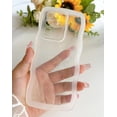 thumbnail image 4 of Compatible for Galaxy S20 Ultra Case 6.9", Curly Wave Design Transparent Shiny Case Cute Clear Transparent Shockproof Bumper Protection Soft Phone Cover Case for Women Girls Men,Clear, 4 of 17