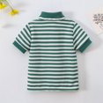 thumbnail image 3 of Boys Cotton Shirts Summer Casual Stripe Shirts Children's Short Sleeve Shirts, 3 of 9