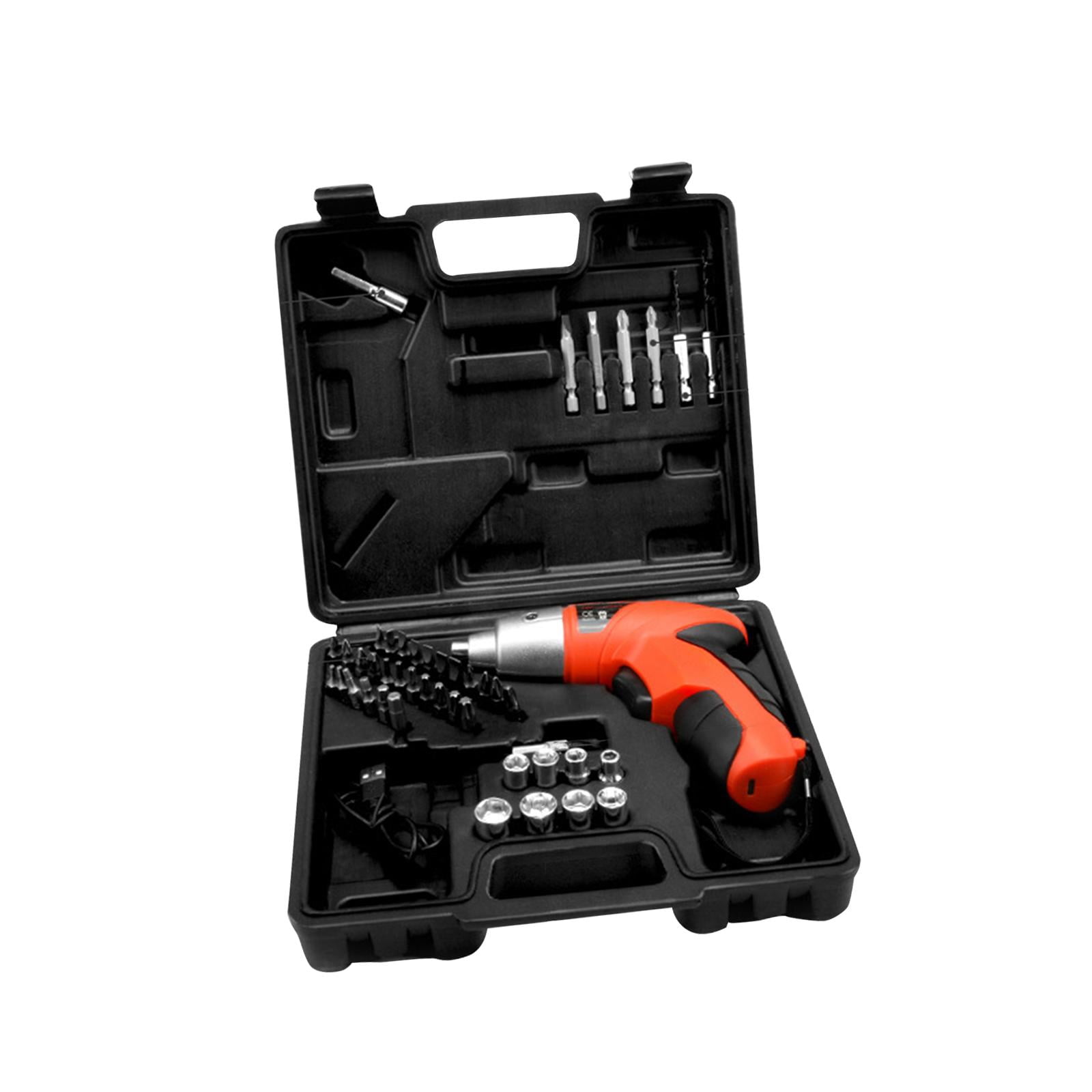 figatia Portable Screwdriver Set Cordless Electric Screwdriver 3.6V Home DIY Sturdy Rechargeable Precision Screwdriver Set