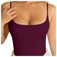 thumbnail image 1 of Women's Knitted Short Vest Tops - Posh Girly Design, Slim Fit, Solid Color, Machine Washable, Size XS-XL for Casual/Daily Wear, 1 of 8