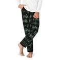 thumbnail image 2 of Hirioo Hieroglyphic Symbols for Teenagers' Pajama Pants Womens Lounge Pants with Pockets Pj Bottoms Pants for Men-Medium, 2 of 6