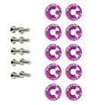 thumbnail image 1 of QualitChoice 10 Pièces Voiture Vis Rondelles Assortiment Ensemble Boulons de Véhicule Décoratif Rondelle Kit Pièces de Rechange Automobile Rouge Violet, 1 of 6