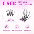 thumbnail image 6 of Veyesbeauty Self Adhesive Lashes-Soft Trio No Glue Needed - Upgraded Invisible Band for Natural Look, 6 of 11