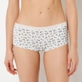 thumbnail image 1 of Ultrasoft Boyshort Panty with Lace Trim In Breezy Floral, 1 of 5
