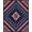 Blue, variant on ODIKA 4' x 6' Machine Washable Non-Slip Area Rug, Middle Eastern Palmette High Traffic Rug, Blue, 409112