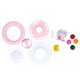 thumbnail image 1 of Cat Ball Tower Toy Interactive Detachable Cat Track Puzzle Toy with Scratcher Teasing Feather for Indoor Kitten Pink, 1 of 1