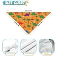 thumbnail image 6 of Dog Bandana 2 Pack,Orange Dinosaur Volcano Pattern Bandanas for Dogs,Cat Bandana,Small/ Large Dog Bandana 2 Size,Dog Bandanas, 6 of 6