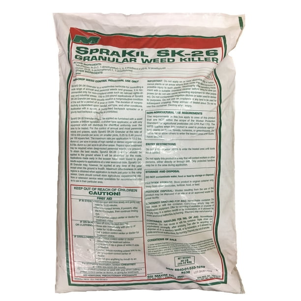 SSI Maxum SpraKil SK26 granular Weed Killer 40 lbs