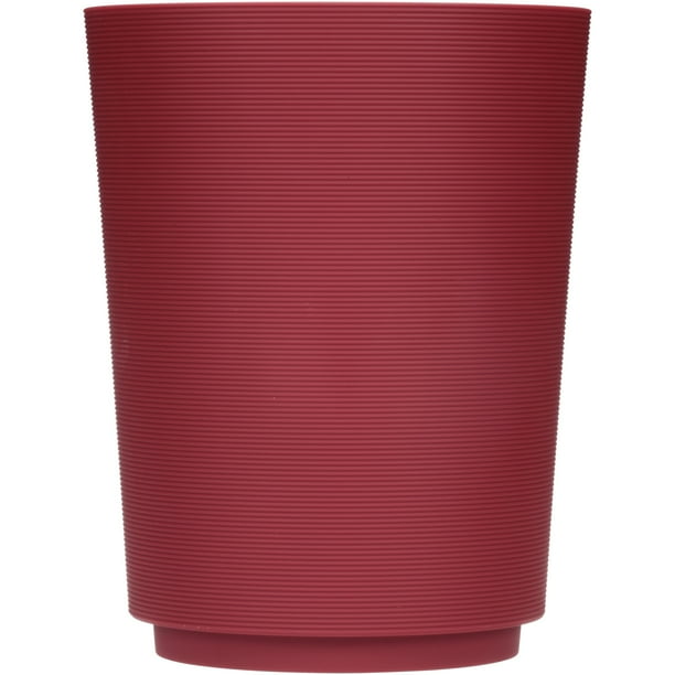 Mainstays Soft Touch 1.53 Gallon Red Sedona Wastebasket, 1 Each