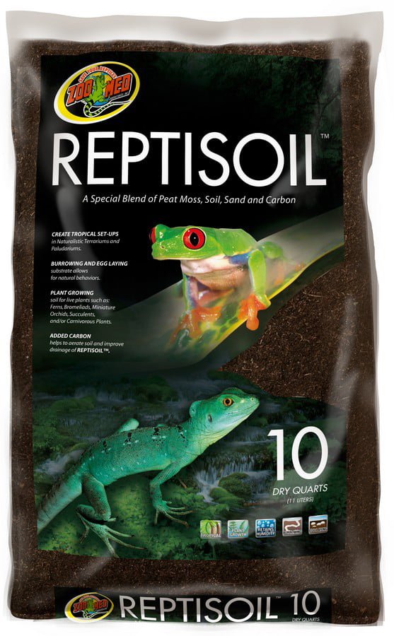 Zilla Reptile Terrarium Bedding Substrate Jungle Mix Moss & Fir New Fre 24-Qt 