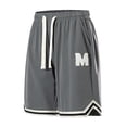 thumbnail image 3 of Mens Solid Color Drawstring Loose Fitting Ice Silk Shorts with Pockets, Breathable Quick Dry Athletic Gym Shorts, Casual Summer Bottom, 1 Pair, 3 of 4