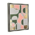 thumbnail image 4 of Stupell Industries Modern Shapes & Glam Abstract Painting Gray Floater Framed Canvas Art Print Wall Art, 25 x 31, 4 of 10
