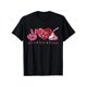 thumbnail image 2 of Valentine's Day 'Peace, Love & Kisses' Graphic Tee - 100% Cotton, Durable & Soft, Black with Pink Heart & Chocolate Design - Casual Round Neck T-Shirt for Men, Women, Dad, Mom, Friends - Valentine's, 2 of 6