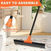 JEHONN Floor Squeegee Heavy Duty with Long Handle (Orange)