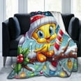 thumbnail image 6 of Tweety Bird Blanket, Super Soft Throw Blanket For Bed Sofa Couch, Cozy Flannel Blanket For Bedroom Livingroom, 40"X30", 6 of 9