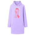 thumbnail image 4 of Sweatshirt for Women Perfect For Daily Wear or Loungewear! Cozy Picks for Every Soft Fabrics XXL Purple Sweatshirts, 4 of 5