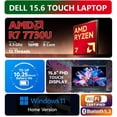 thumbnail image 2 of DELL Inspiron 15.6" Touchscreen Laptop, AMD Ryzen 7 7730U, 64GB RAM, 2TB SSD, Windows 11 Home, Black, 2 of 7