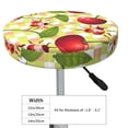 thumbnail image 4 of Fotbe Cherries and Ladybirds Stool Covers Round,Waterproof Round Bar Stool Covers Bar Chair Covers Washable Stool Cushion Slipcover for 12-14 Inch Chair-13 inch, 4 of 7