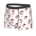 thumbnail image 2 of Balery Different Mushrooms Men's Boxer Briefs, Soft and Breathable Cotton Underwear with nylon Waistband-Medium, 2 of 9
