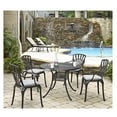 thumbnail image 6 of Homestyles Grenada Aluminum Outdoor Dining Table in Charcoal, 6 of 6