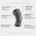 thumbnail image 5 of Knee Brace,Knee Compression Sleeve Support with Patella Gel Pad and Side Spring Stabilizers,Medical Knee Support for Running, L, 5 of 5