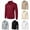 1 Wine, variant on Bazeneo Men's Jumpers Quarter Zip Sweatshirts for Men Stand Collar Long Sleeve Pullover Classic Fit Sweater Lightweight Work Sweatshirt Autumn Winter Warm Top Comfy Daily Wear