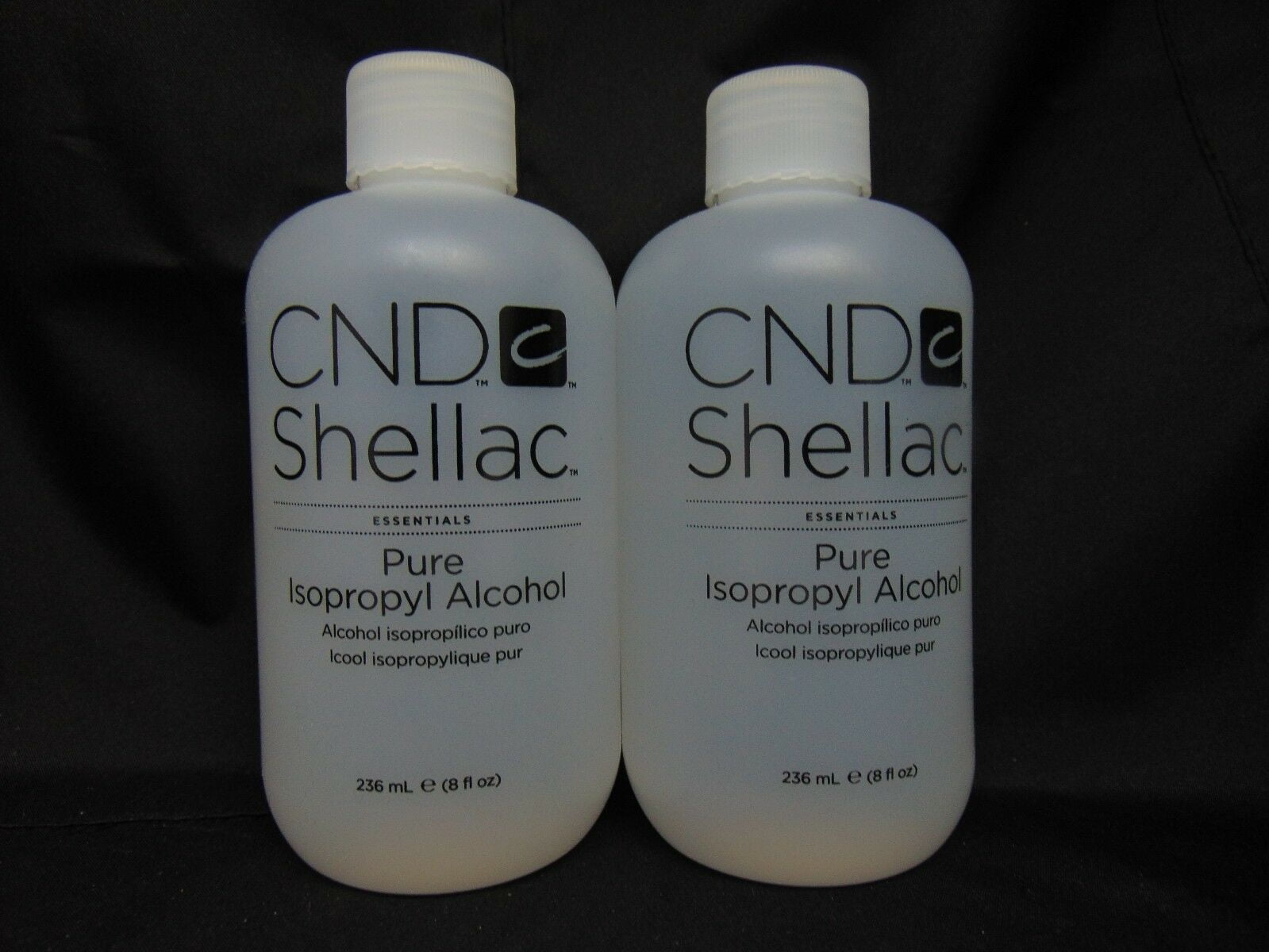 (Pack of 2) CND Shellac Nail Polish Essentials Pure Isopropyl Alcohol