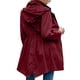 thumbnail image 5 of Chaqueta ligera impermeable para mujer, gabardina para exteriores con capucha, cortavientos ligero y resistente al viento., 5 of 6