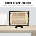 thumbnail image 3 of TABLZONE Desktop Music Stand Black Plastic Sturdy Sleek Design Adjustable Height for Sheet Music Display, 3 of 7