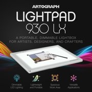 Artograph LightPad® 930 LX - 12 x 9 Thin, Dimmable LED Light Box for Tracing, Drawing